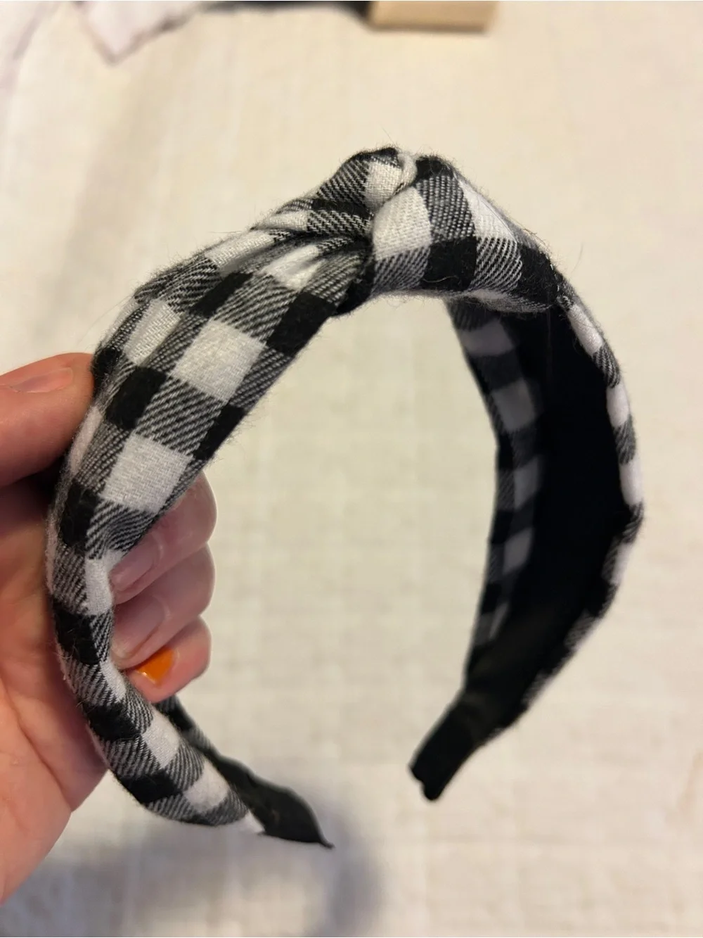 6-Piece Headband & Hair Clip Bundle Velvet Plaid Knotted Mixed Styles
